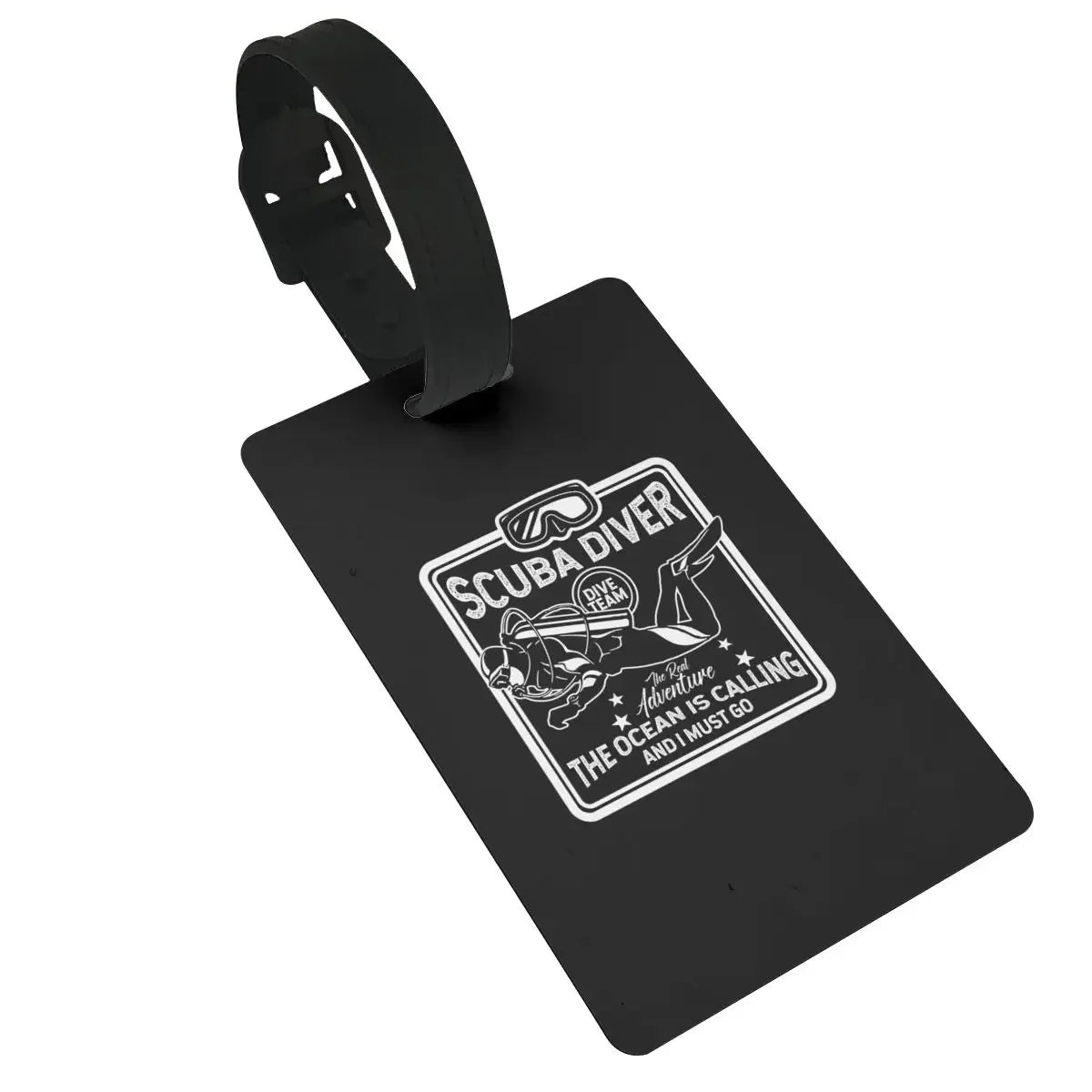 Scuba Diving DIVE Scuba Diver Gift Luggage Tags Suitcase Accessories Travel  Baggage Boarding Tag Portable Label Holder ID Name