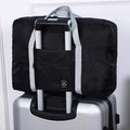 Foldable Travel Duffle Bag Large Capacity Nylon Carry On Handbag Lightweight Multifunctional Storage Tote for Airplane Weekend