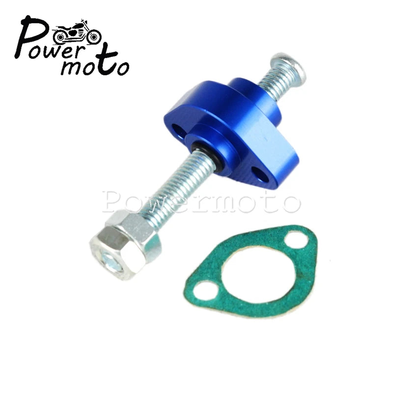 Black Motorcycle CNC Aluminum Manual Cam Chain Tensioner For Honda VF 750c VTR 1000 TRX 250 250X ATC 250ES TRX 680 CBR900RR