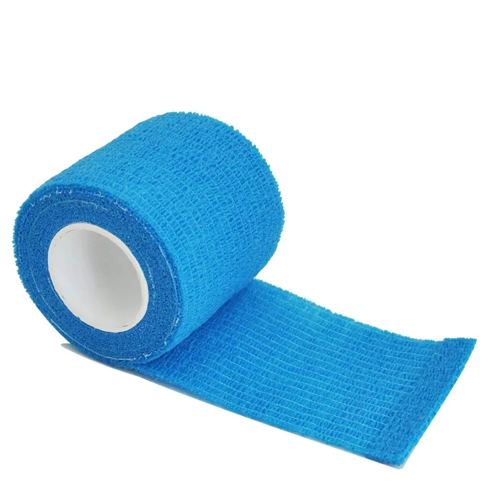 1-15pcs 2.5/5/7.5/10cm*4.8m Gauze Bandage Self-adhesive Breathable Elastic Bandages Sports Fixing Finger Wrist Leg Baby Care