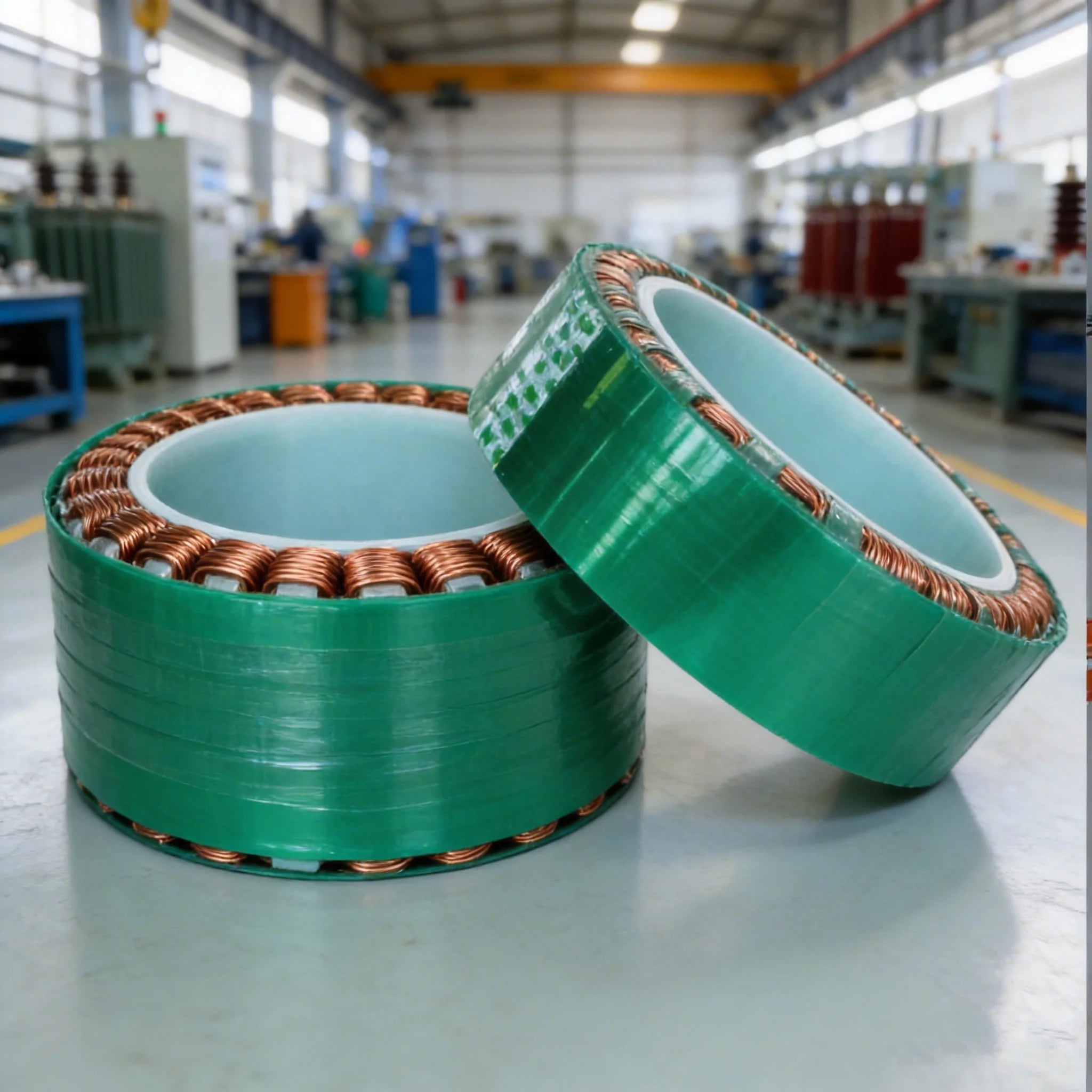 5 Rolls Green PET Film Tape 50mm x 33m Strong Adhesive High Temp Tape for Lithium Battery Pack PCB Shielding Repair
