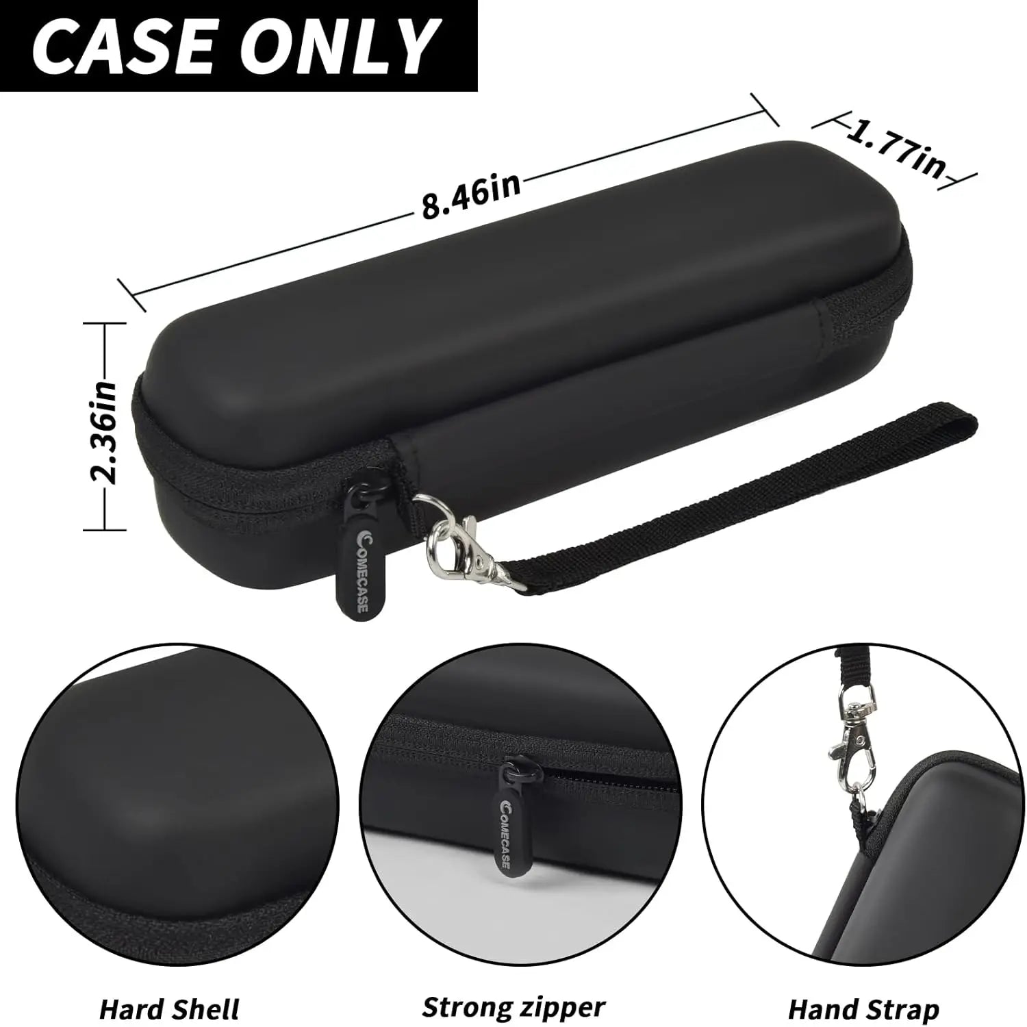 （CASE ONLY)Toothbrush Travel Hard Case Compatible with Oral-B Pro 1000, 2000, 3000, 3500, 1500/ for Philips Sonicare ProtectiveC