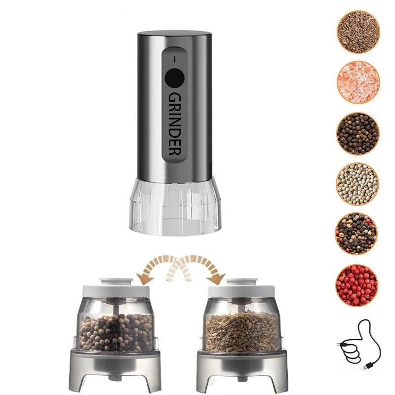 Multi Functional Electric Pepper Grinder Household Multi Seasoning Grinder Sea Salt Fast Card Grinder