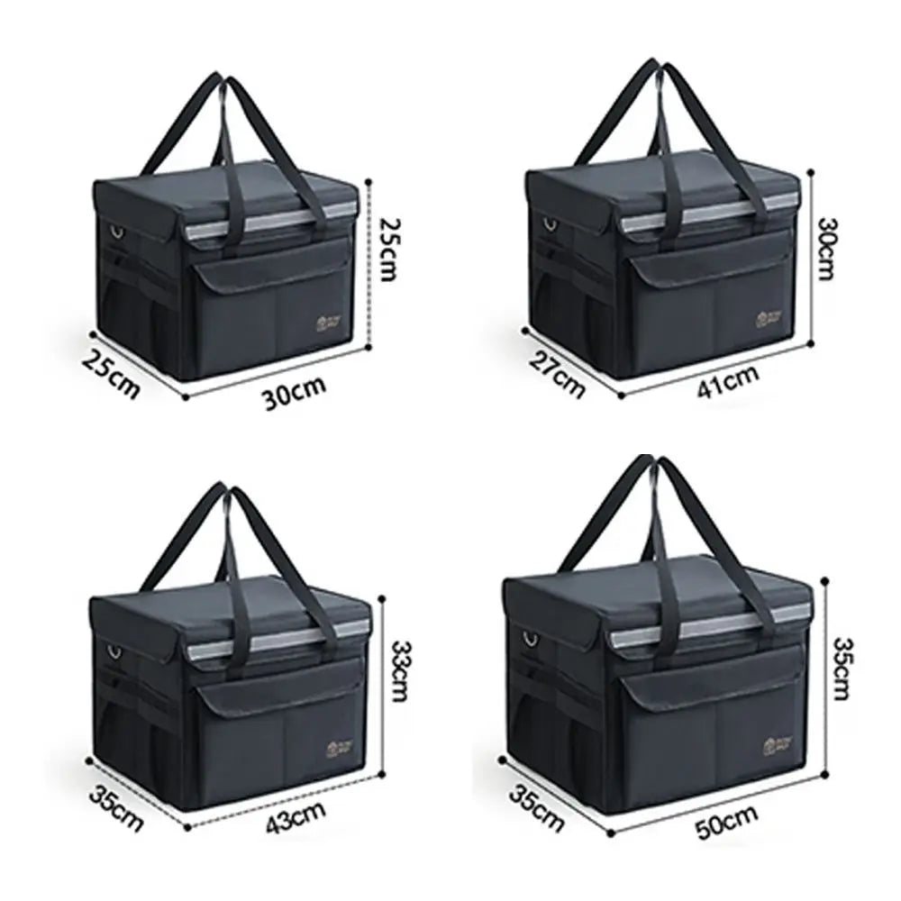 Portable Large Capacity Thermal Insulation Bag Thicken Fruit Container Cooler Storage Bag Lunch Bag Picnic