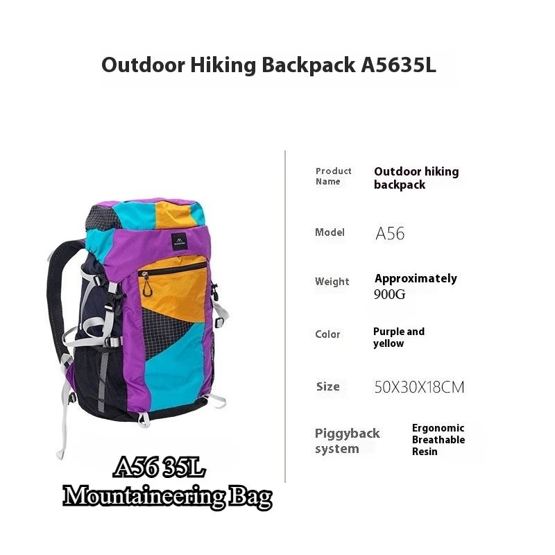 MOUNTAINHIKER 27L35L Outdoor Camping Mountaineering Bag Multifunctional Shoulder Backpack Hiking Travel Lightweight Tactical Bag
