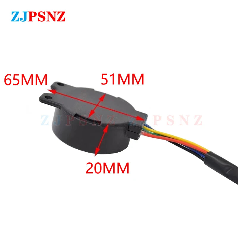 48V-72V 4in1 Horn Reversing Steering Anti-theft Horn Electronic Speaker For Motorcycle Scooter Ebike Electric 6Wires Waterproof