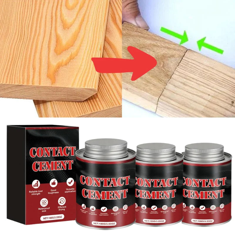100g Fast Drying Contact Cement Adhesive Waterproof Durable High Toughness Efficient Drying Adhesive For Multi-Material Repairs