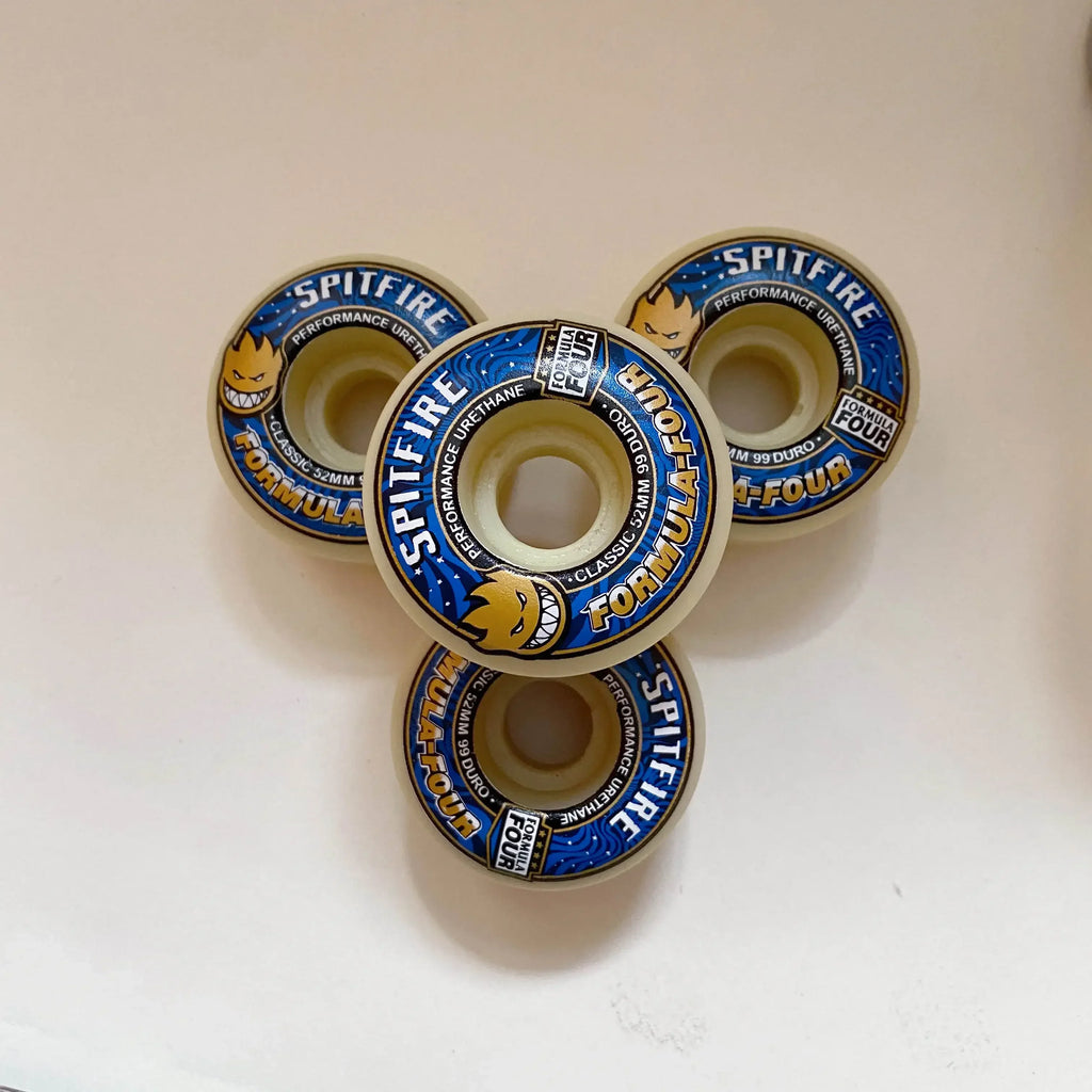 Spitfire Wheels Imported Genuine Spitfire 52mm 101duro 53mm 54mm 56mm 99duro 80HD Skateboard Wheel for Skateboard