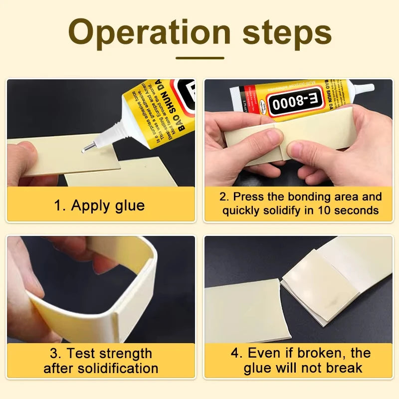 Multi-size Phone Screen Repair Glue Flexible Frame Sealant Anti-warping Universal Waterproof Adhesive for Mobile Phone Fixing Ho