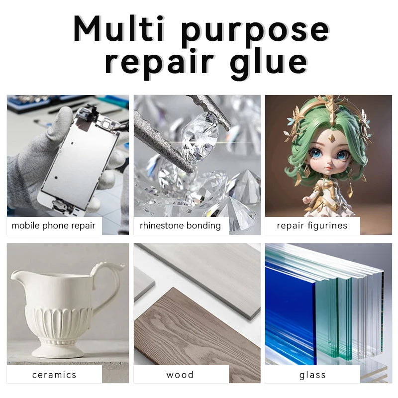 Zhanlida B7000 Transparent Screen Warping Mobile Back Cover Repair Tool Glue Adhesive For Cell Phone Laptop Tablet Smartwatch
