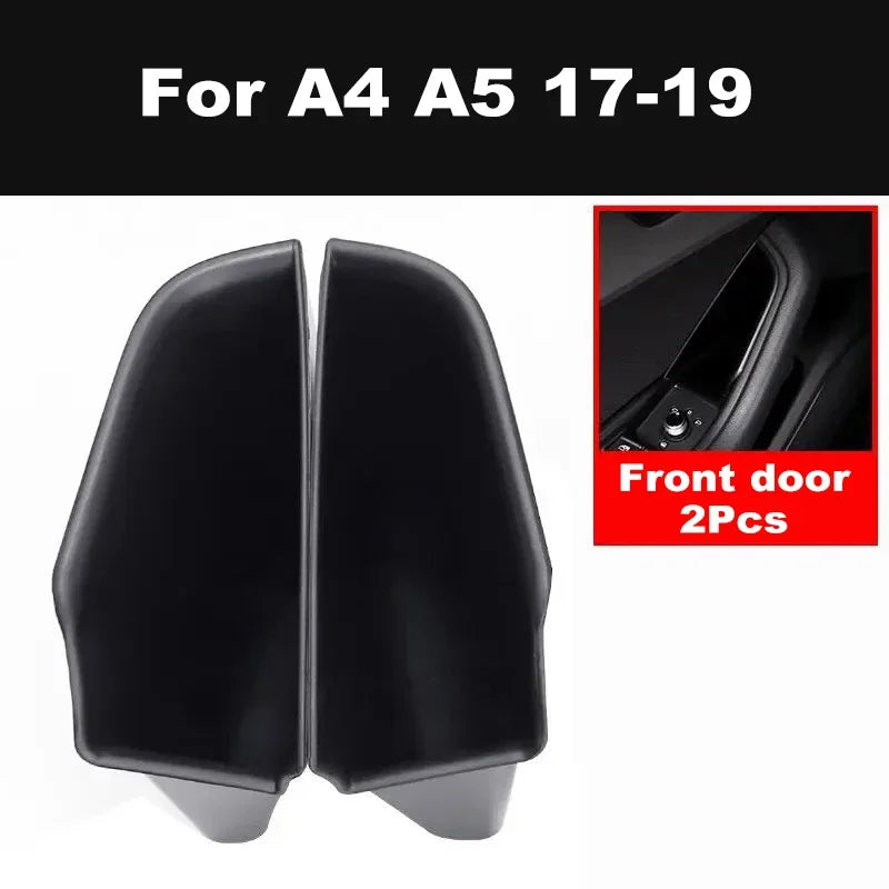 Car Door Storage Box  For Audi A4  A5  A5 Copue  Door Organizer Auto Interior Accessories  Car Interior Organizing Solution