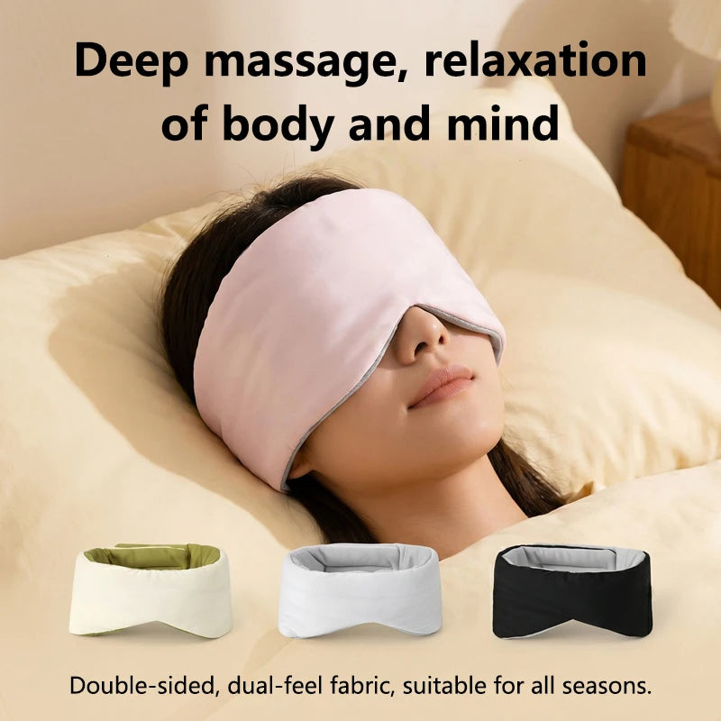 Ultra Light Gravity Weighted Eye Mask Double-Sided Skin-Friendly Sleeping Mask Comfortable Soft Breathable For Sleeping
