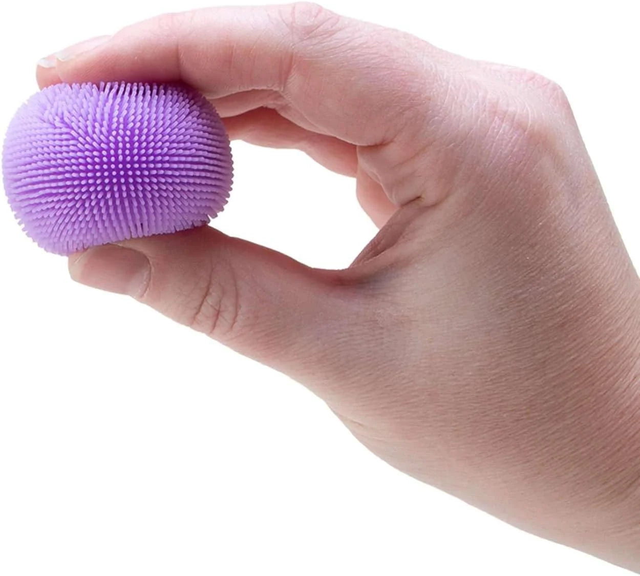 Teenie Needoh Fuzz Ball 3 Pack Mini Spiky Squeeze Toy Soft Burr Non-toxic Maltose Anxiety Relief Heal ADHD Sensory Calming Toy