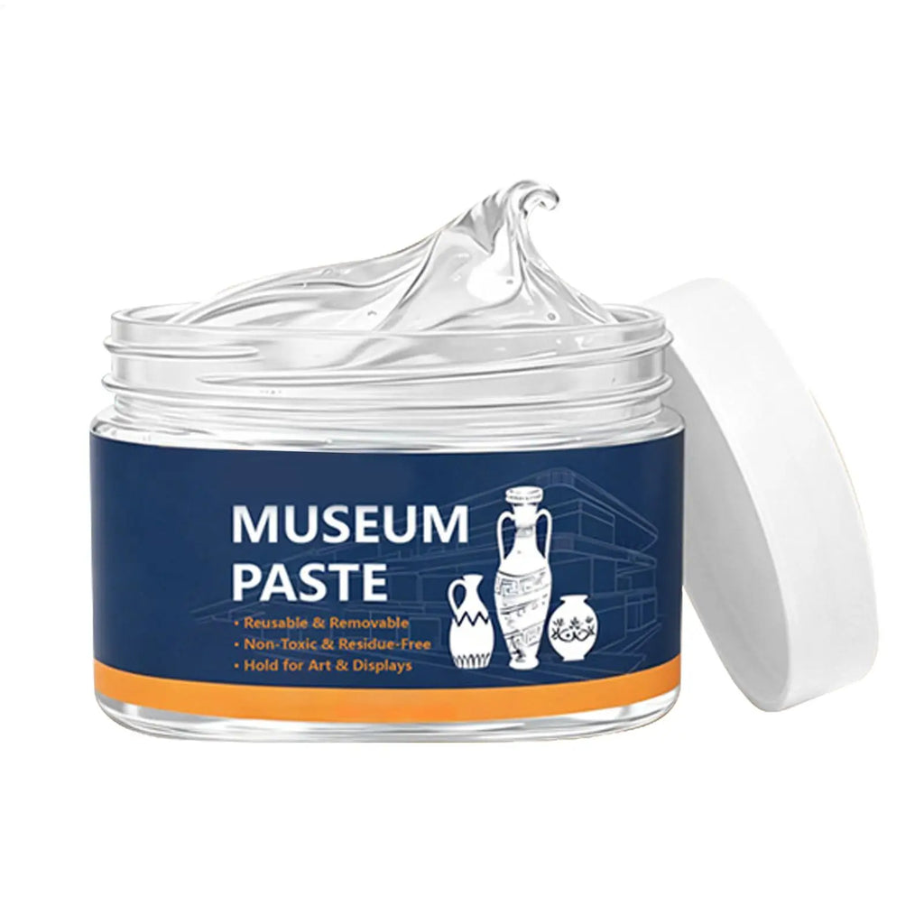 Clear Exhibit Gel Removable Prevent Vibration Strong Hold Putty Wax Museum Glue for Collectibles Antiques Artifacts Decorations