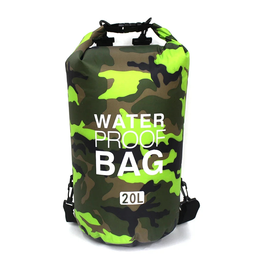 Men's and women's waterproof bags, outdoor sports bags, suitable for swimming, boating, kayaking, rafting and traveling