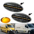 For 10+ Renault Master III Nissan NV400 Opel Movano B MK2 Amber LED Side Indicator Turn Signal Repeater Light