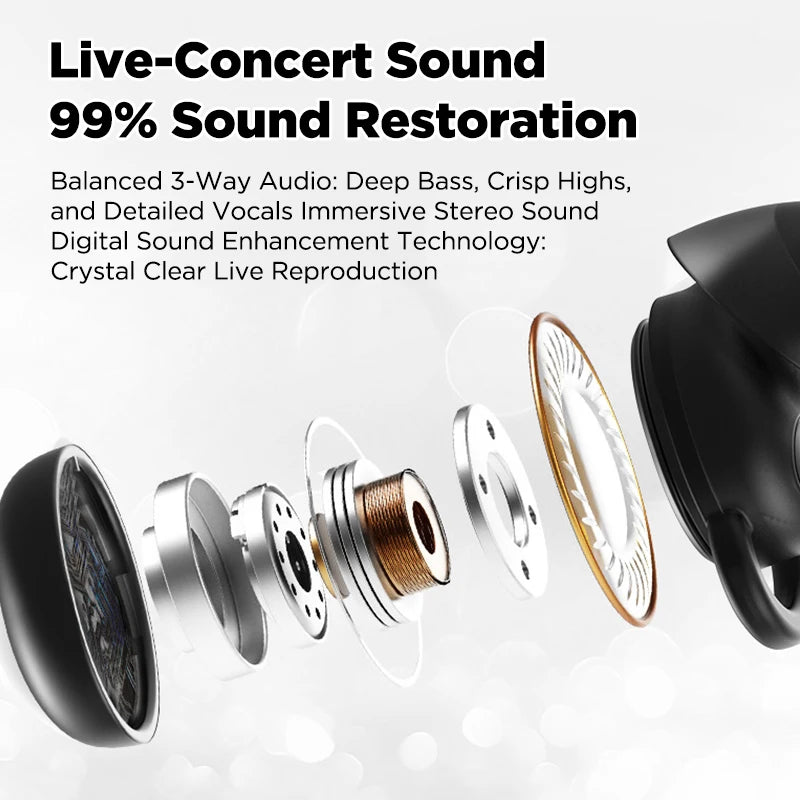 HTC Original Sleep Aid Earbuds Wireless NE91 Bluetooth Earphones Noise Reduction Headphones Long Battery Life Fit Side Sleeper