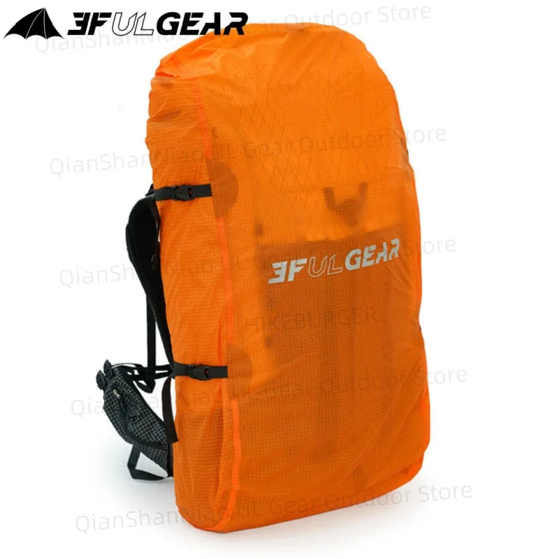 3F UL Gear UHMWPE Rain Cover For Backpack Outdoor Ultralight Hiking Waterproof Trekking Rainproof 20-85L Backpack Cover