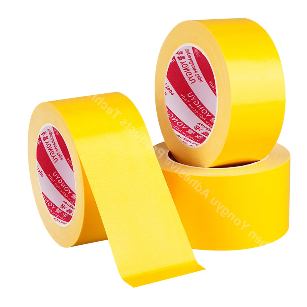 W10-500mm Yellow Duct Tape Versatile Bright Tape Is Perfect for DIY Artists, Families, Schools, Offices Pipeline Renovation