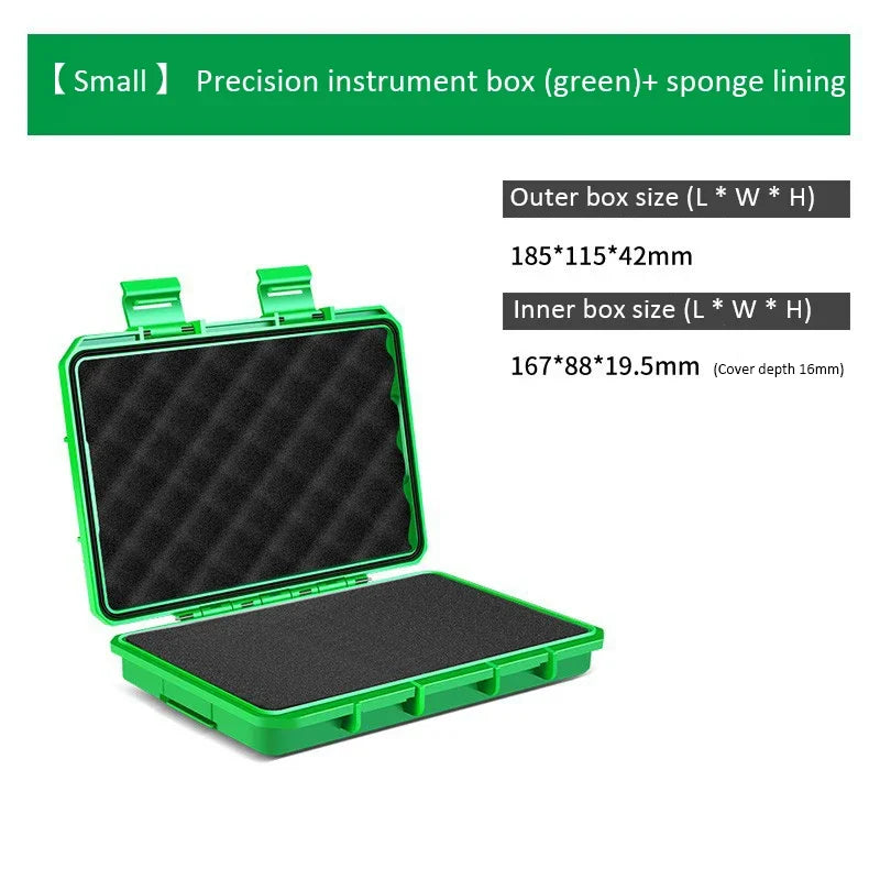 1PC Waterproof Storage Case Sealed Small Precision Instrument Parts Tool Storage Box Shockproof Safety Protect Equipment Box