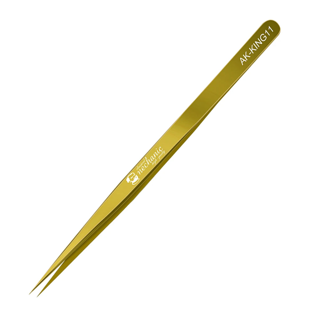 MECHANIC Tweezers Non-magnetic Stainless Steel Ultra Fine High Tenacity Durable Forceps For Phone SMD PCB BGA Motherboard Repair