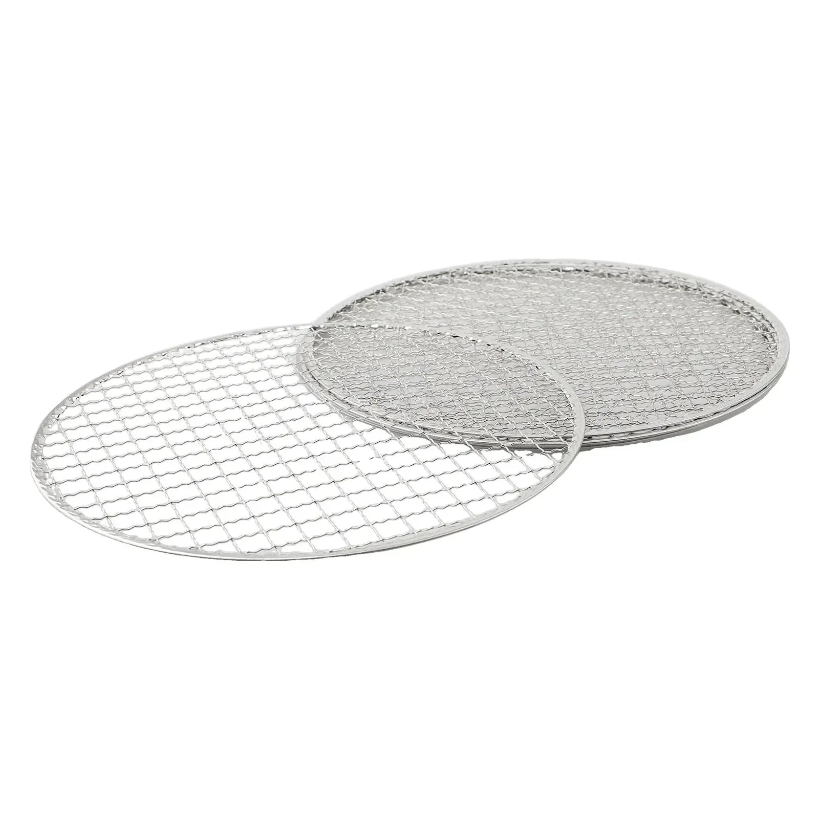 5pcs Round Disposable Wire Net Grill Racks Iron Roast Grate Cooking Barbecue BBQ Oven Grill 25CM/28CM/33CM Korean Style BBQ