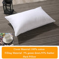 30x50 40x60 50x70 45x70 50x50cm 100% Cotton Goose Down Pillow Backrest Seat Sofa Chair Sitting Waist Footrest Bed Cushion Pillow