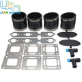 32-44348001 Exhaust Wet Joint Manifolds Exhaust Bellow Kit With Gasket Kits For MerCruiser V6 175 205  27-99757 27-863724 863726
