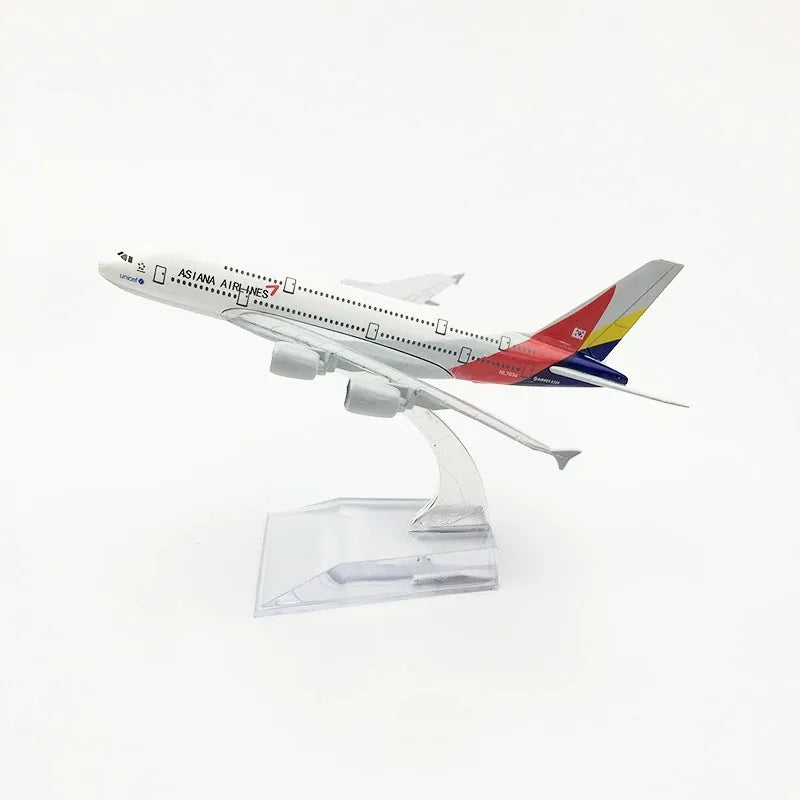 1/400 Scale Plane Model A380 Airways Series Alloy Aircraft Diecast 16cm A380 Airplane Models Children Toys Souvenir Decoration
