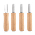 Camping Fruit Fork Fishing Barbecue Tourism Picnics Food Corn fork BBQ Outdoor Skewer Household Metal Fork Grilled Sausages 2/16