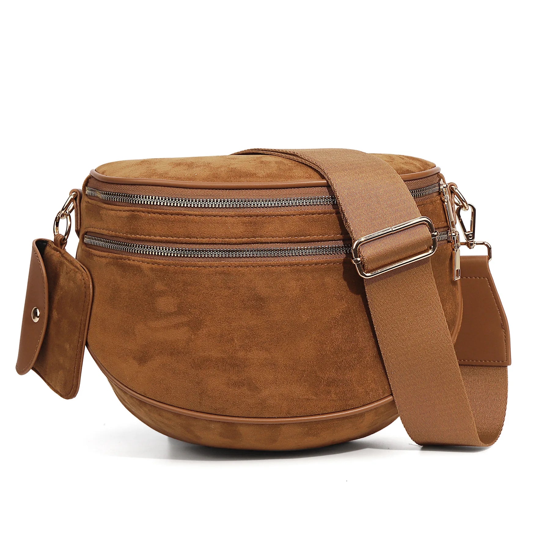 New checkered crossbody bag, shoulder bag, large-capacity shell bag