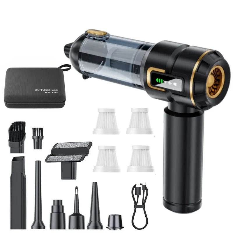 Strong Suction Cordless Mini Handheld Car Vacuum Cleaner Portable Wireless Auto Home Cleaning Vacuum