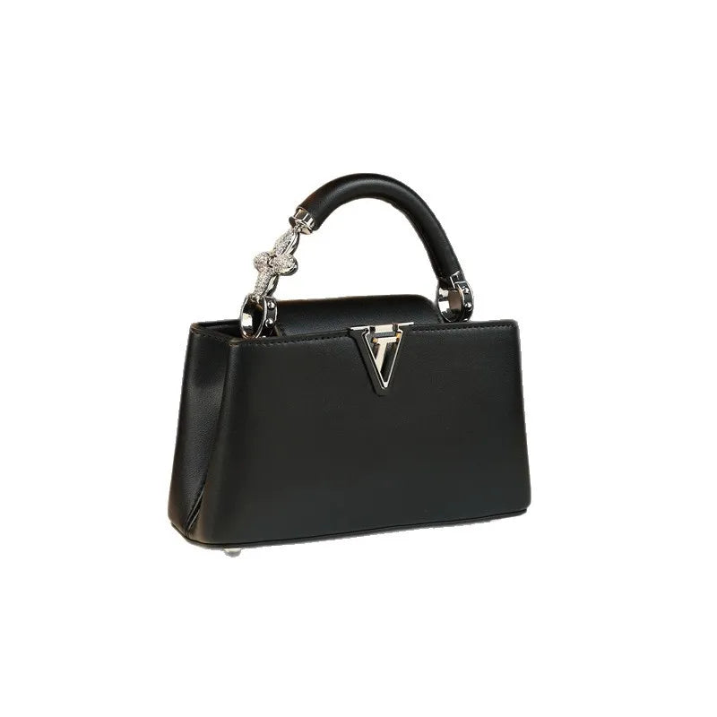 Stylish Designer Party Diaper Bag For Women Luxury Leather Tote Large Capacity Elegant Crossbody Handbag For Evening Outings