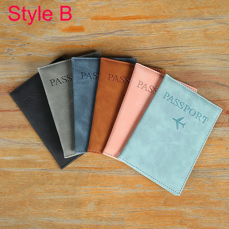 Organizer Storage Case/Travel Accessories Passport Case Vintage Leather Pattern Passports Holder Women Man ID Bank Credit Card