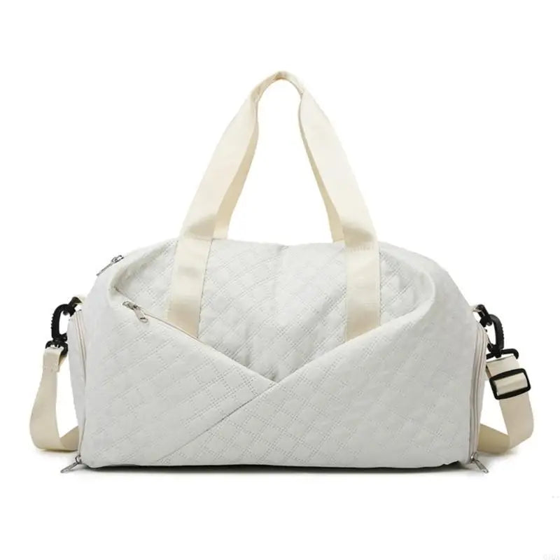 Q1QA Large Duffle Bag for Gym and Travel Sport Bag With Wet and Dry Compartments Suitable for Yoga and Short Trip