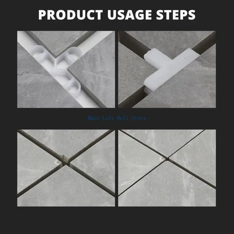 200 Pieces Multipurpose 10mm 3/8 Inch Brick Wall and Deck Board Spacers for Leveling Systems With Clear Designs
