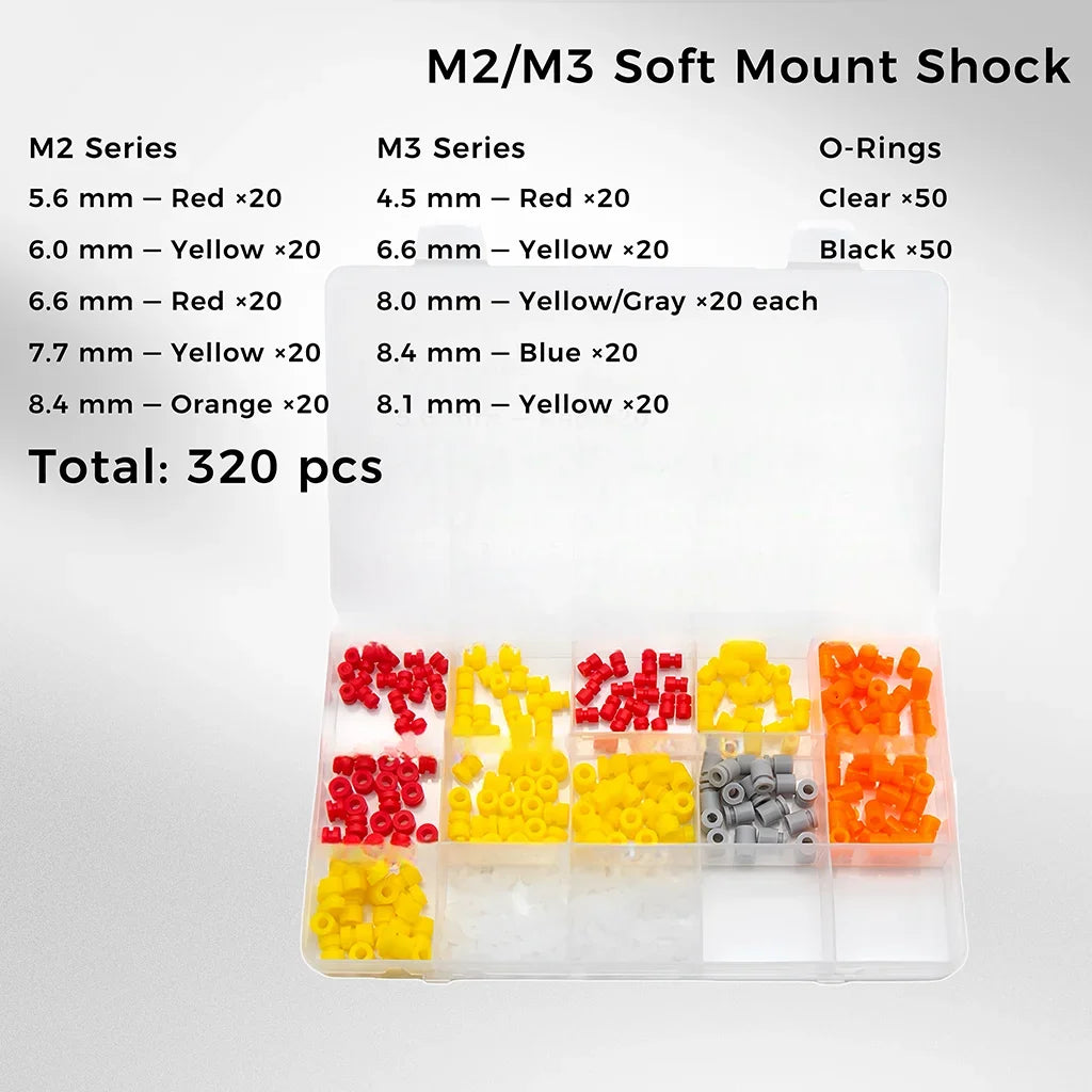 FPV Drone M2/M3 Soft Mount Shock Absorber  for F4/F7 Flight Controller | Damping Balls for 20×20 & 30.5×30.5 RC Quadcopter Parts
