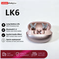 Original Lenovo LK6 Wireless Bluetooth Sports Earphones Ear Clip HD Stereo Headsets HIFI Music Noise Reduction Gaming Earbuds