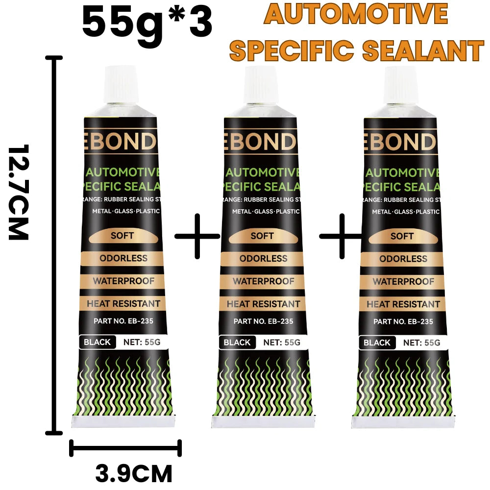 Car Windshield High Temperature Resistant Window Sealant Glue Waterproof Automotive Sealing Adhesive for Car Body Repair