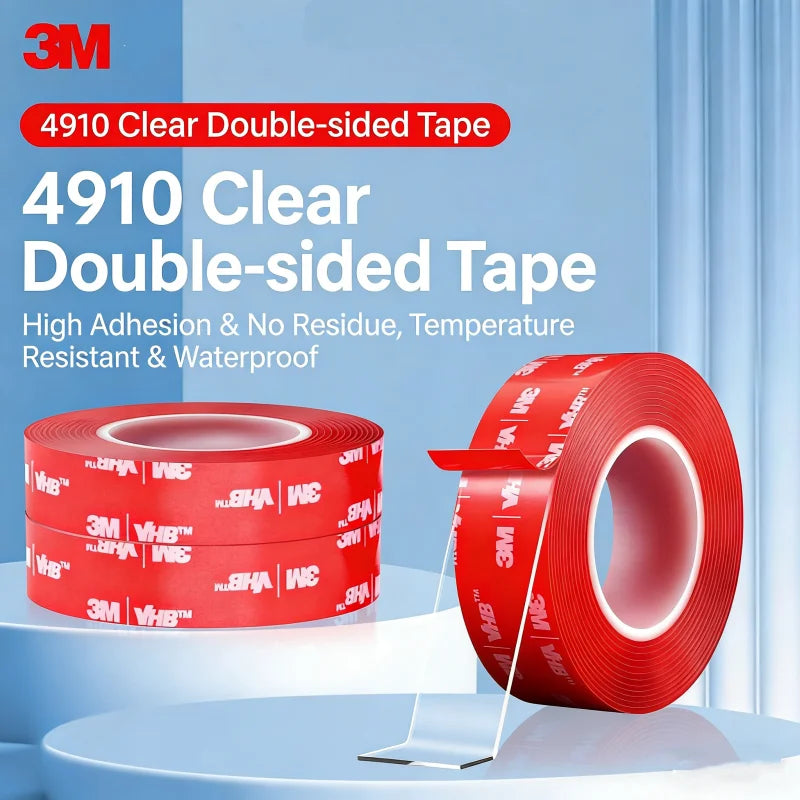 3M VHB4910 Transparent Double Sided Tape Strong No Trace High Viscosity Waterproof Adhesive Tape For Fixed Car Etc Ornaments