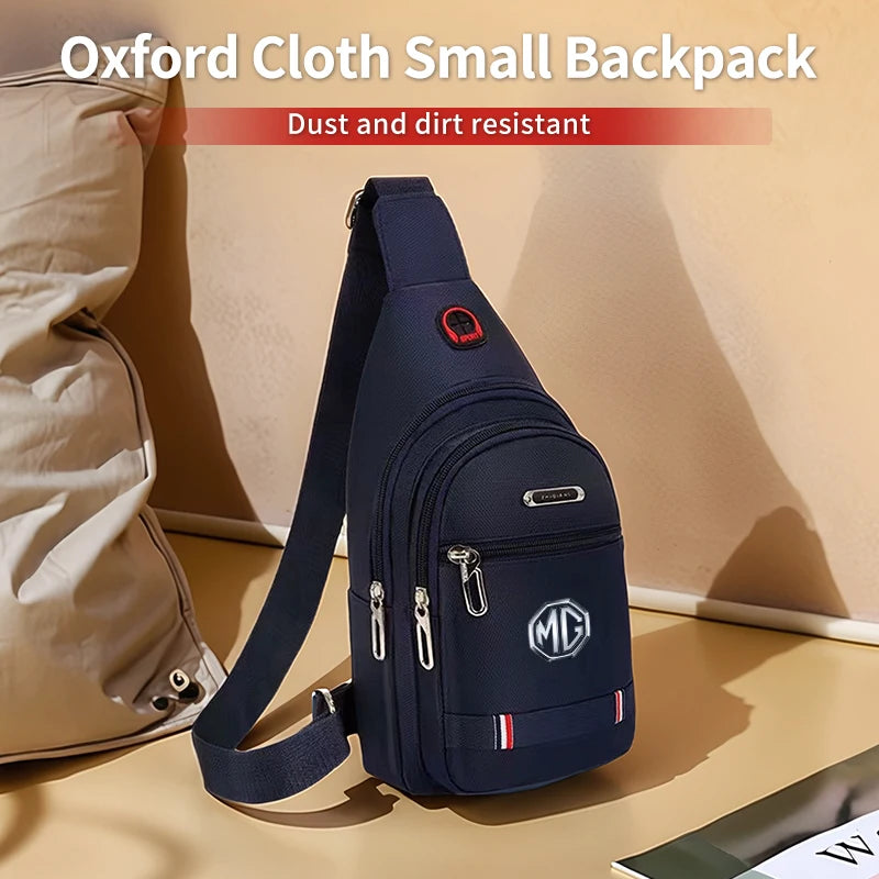 Car Men's Shoulder Bag Card Case Coin Purse Waist Pack For Morris Garages MG 6 3 5 7 TF ZR ZS HS GS GT Hector RX5 RX8 350 550