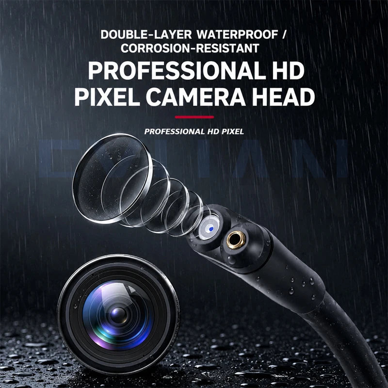 Car AC Visual Cleaning Gun Endoscope Camera High Pressure Evaporator Cleaning Spray Gun Air Conditioner Air Duct Cleaning Tool