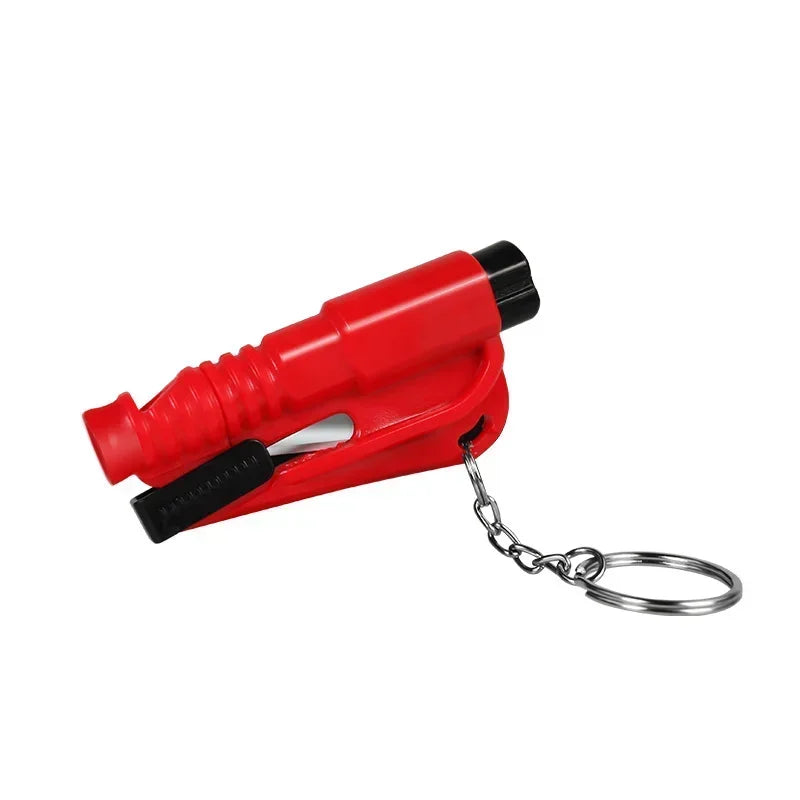 =2026new 3-in-1 Car Safety Hammer Window Breaker & Seat Belt Cutter Keychain Mutifunction Emergency Rescue Tool Auto Accessories