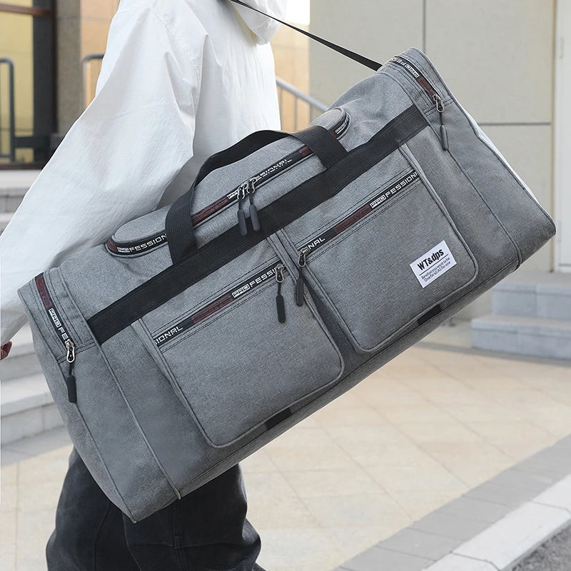 Sports Men's Cross-Body Storage Bag, Extra Large Capacity Travel Bag