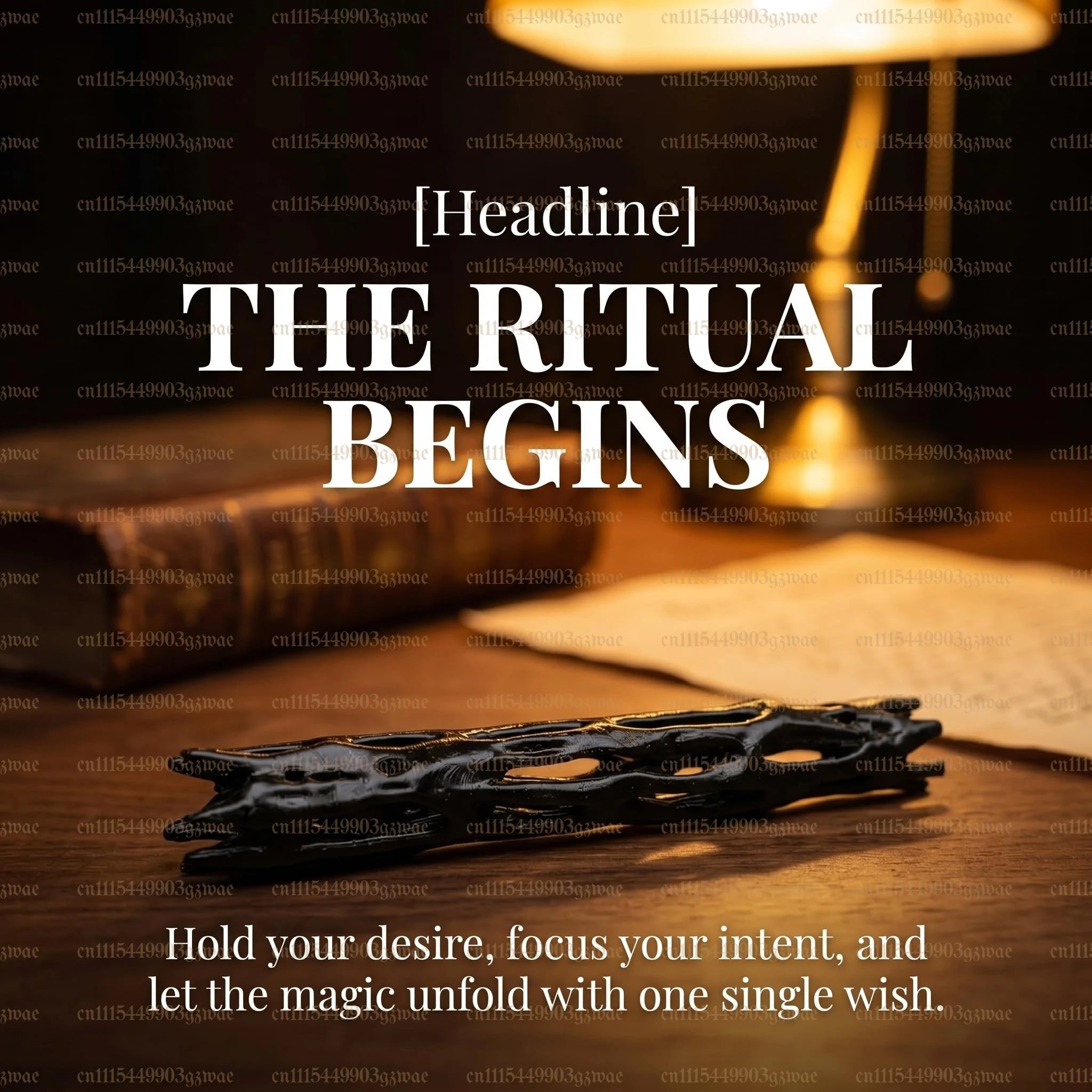 One Wish Willow Stick, 3D Printed Replica Wish-Making Snap Stick with Triangle Box, Breakable Magic Snap Sticks