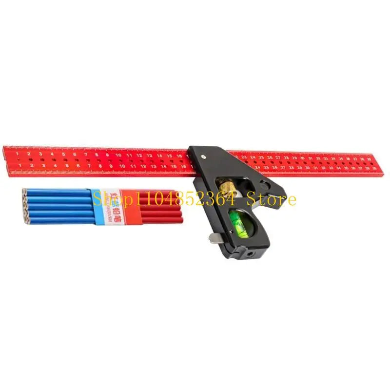 652F Functional Measuring And Marking Tool with10 Pencils For Home Improvement Tasks