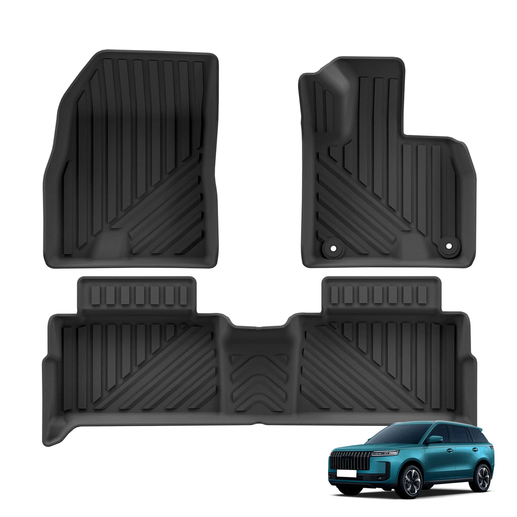 Smabee Right Drive for Chery Jaecoo J5/E5 EV Version RHD 2025 2026 Car Floor Mats Cargo Liner Trunk Pad TPE Accessories Black