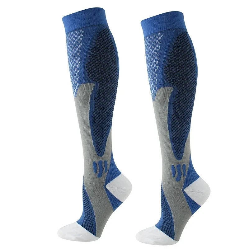 Compression Socks Varicose Veins Socks Pregnancy Anti Fatigue Blood Circulation Socks Gym Outdoor Cycling Football Fitness Socks