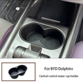 For BYD Dolphins 2024-2026 Central control water cup holder Silicone Case Anti slip and waterproof Car accessories