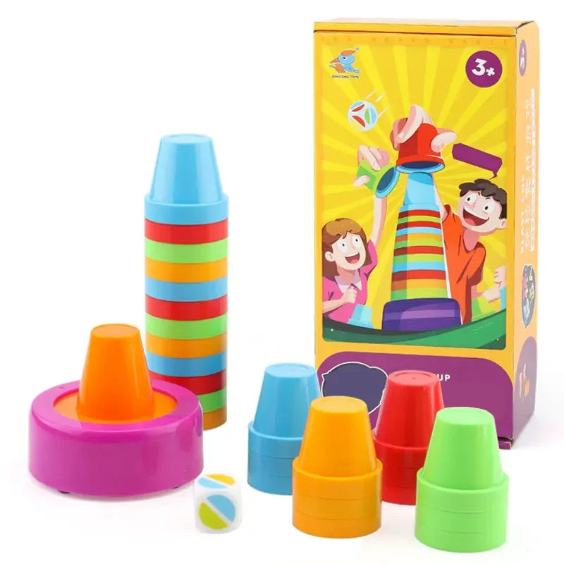 Color Matching Stacking Cup Logical Thinking Training slam cup game